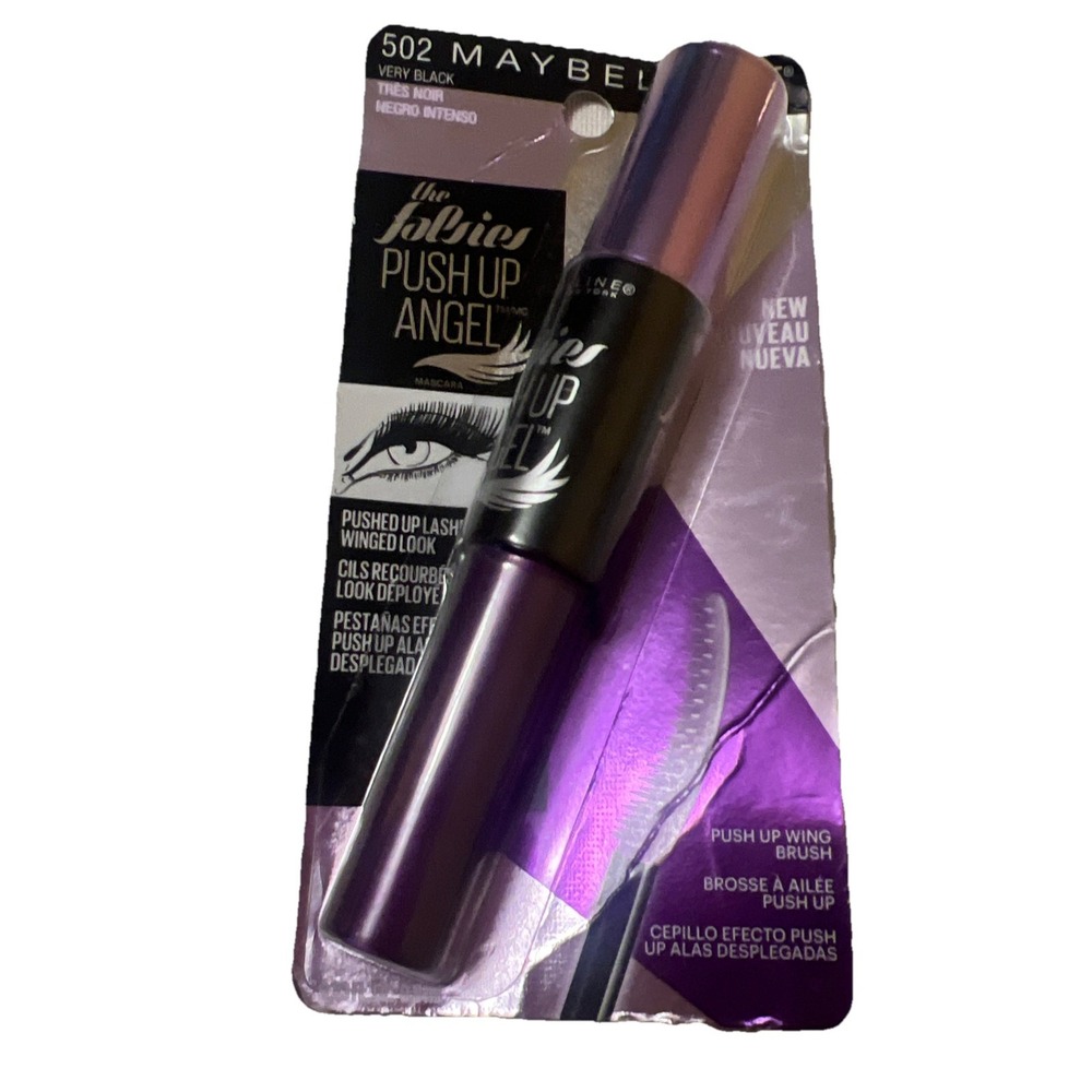 Maybelline The Falsies Push Up Angel Mascara -502 Very Black- 0.33oz. NEW‎